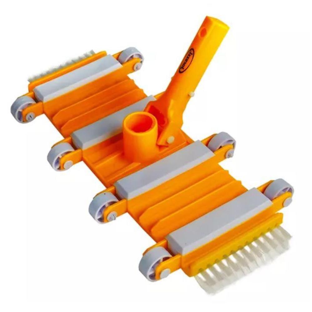 Aspiradora de 8 ruedas para piscina Amarillo - Blanco Aspiradora de 8 ruedas para piscina Amarillo - Blanco