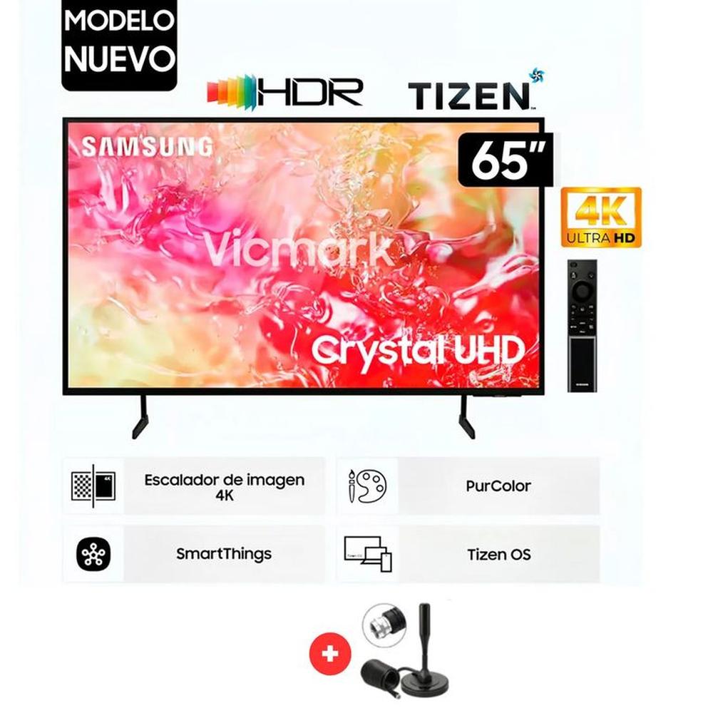 TV SAMSUNG 65 65DU7000G 4K SMART CRYSTAL UHD ANTENA DIGITAL
