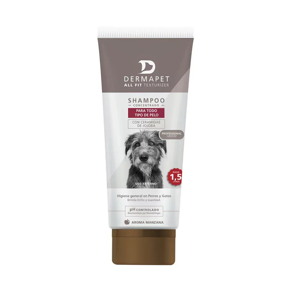 Shampoo para Perros y Gatos Dermapet All Fit Texturizer 250ml Shampoo para Perros y Gatos Dermapet All Fit Texturizer 250ml