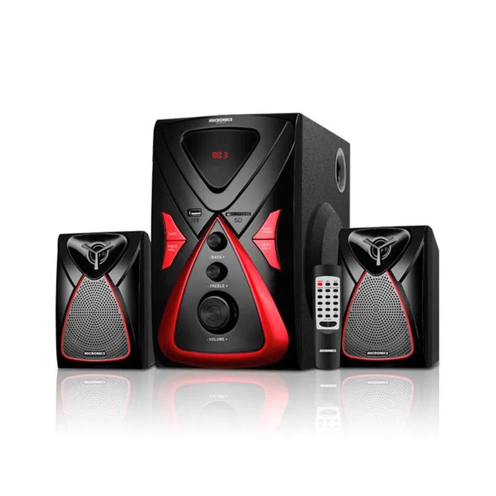 Parlante 2.1 Micronics Absolut - MIC S7511BT Con BT, FM, USB Parlante 2.1 Micronics Absolut - MIC S7511BT Con BT, FM, USB