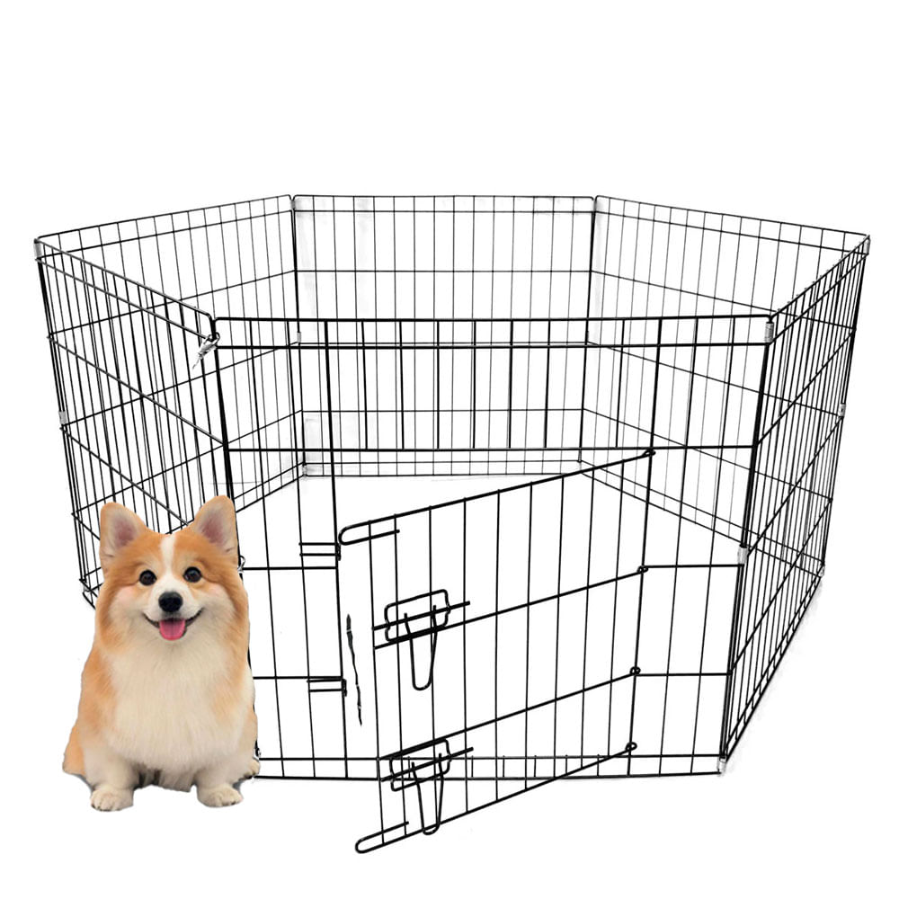 Corral Jaula De Metal Plegable Para Mascotas S 6 Paneles