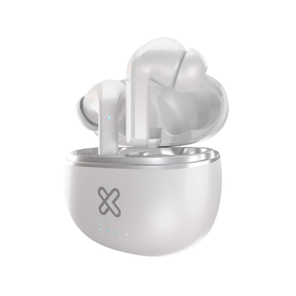 Audífonos Klip Xtreme KTE-755WH True Wireless con ANC y 22 horas de batería en color blanco