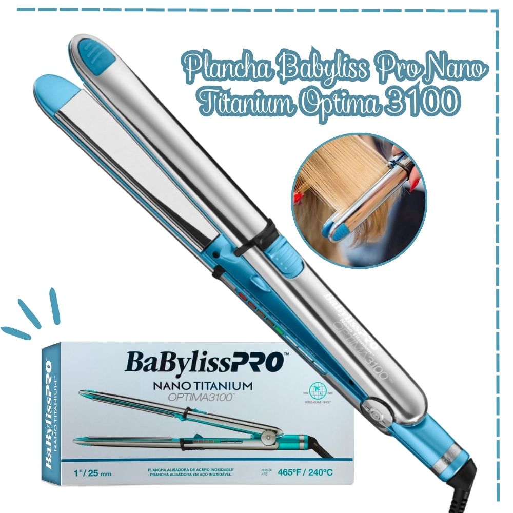 Plancha Babyliss Pro Nano Titanium Optima 3100