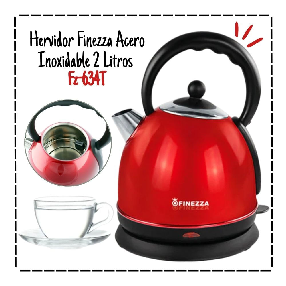 Hervidor Eléctrico Finezza 2.0 Lt - Fz-634T