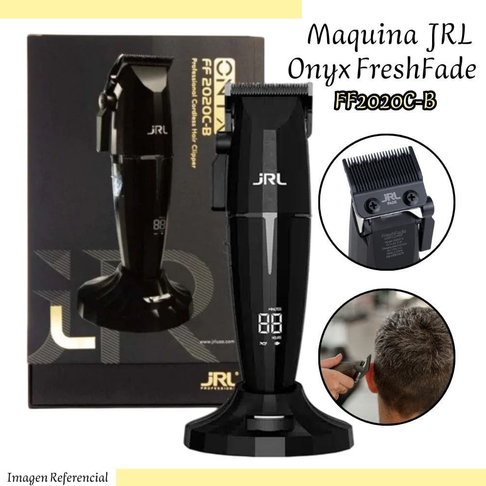 Maquina JRL Onyx FreshFade Negro FF2020C-B