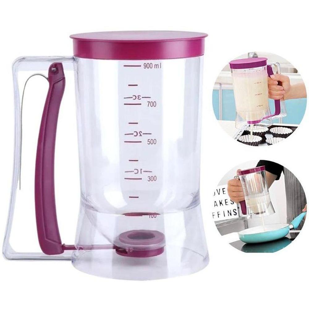 Jarra dispensador de masa para panqueques y postres 900ml
