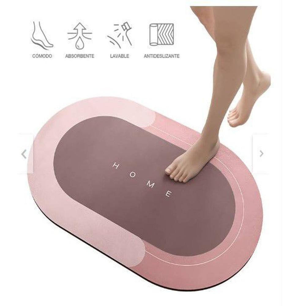 Alfombra absorbente de baño anti deslizante kawaii