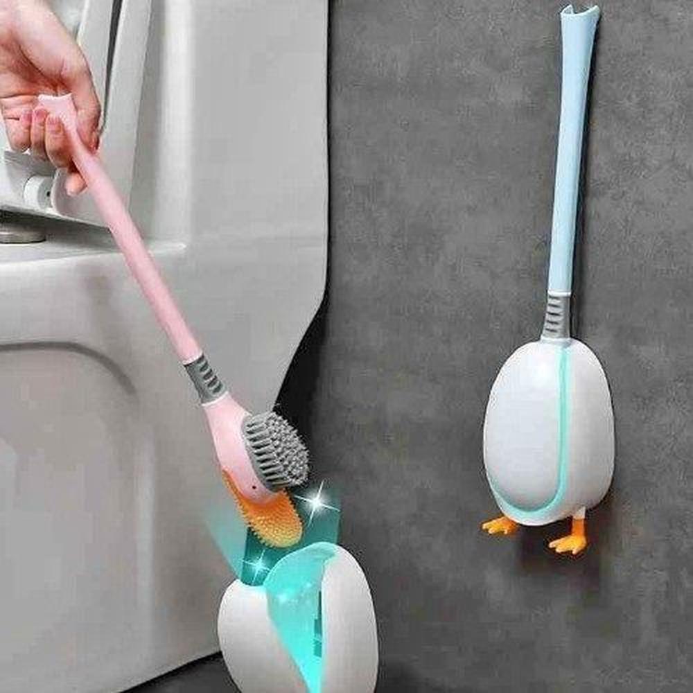 Cepillo Flexible Inodoro limpiador Modelo kawaii