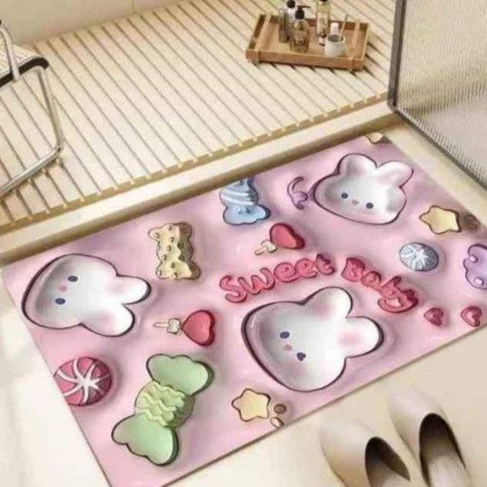 Alfombra modernas 3D tapete antideslizante