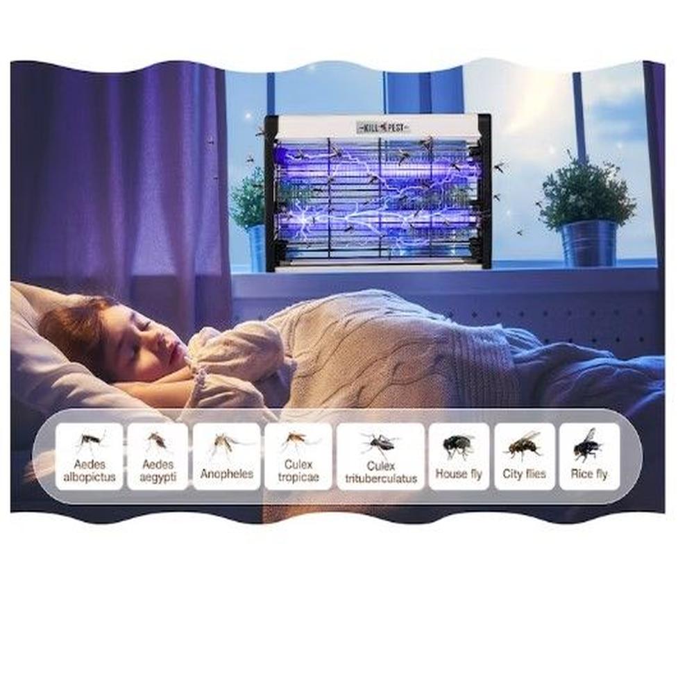 Panel matamosquito 12w insectocutor  zancudos polilla