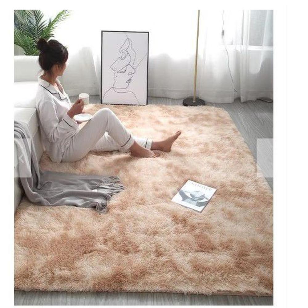 Alfombra  peluche calidad A1 Beige