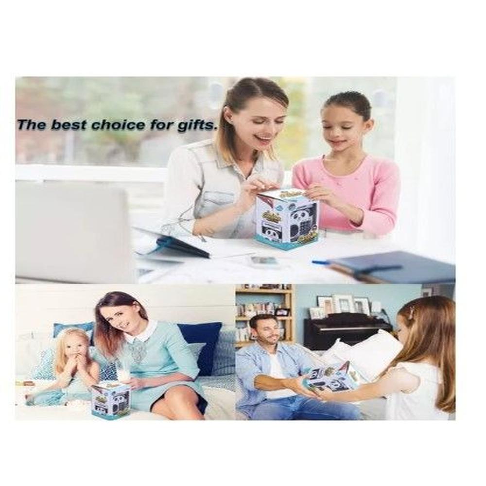 Alcancía caja electrónica de monedas y billetes - panda