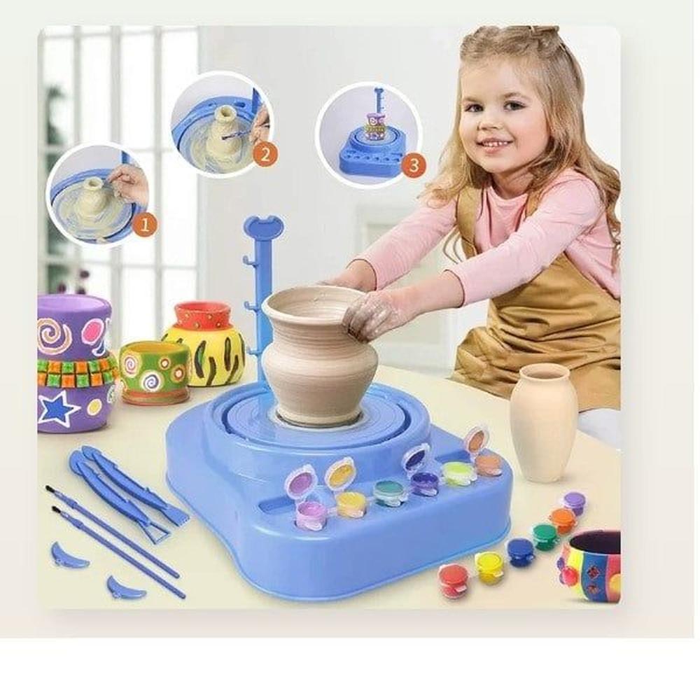 Maquina para moldear ceramica para niños Kawaii