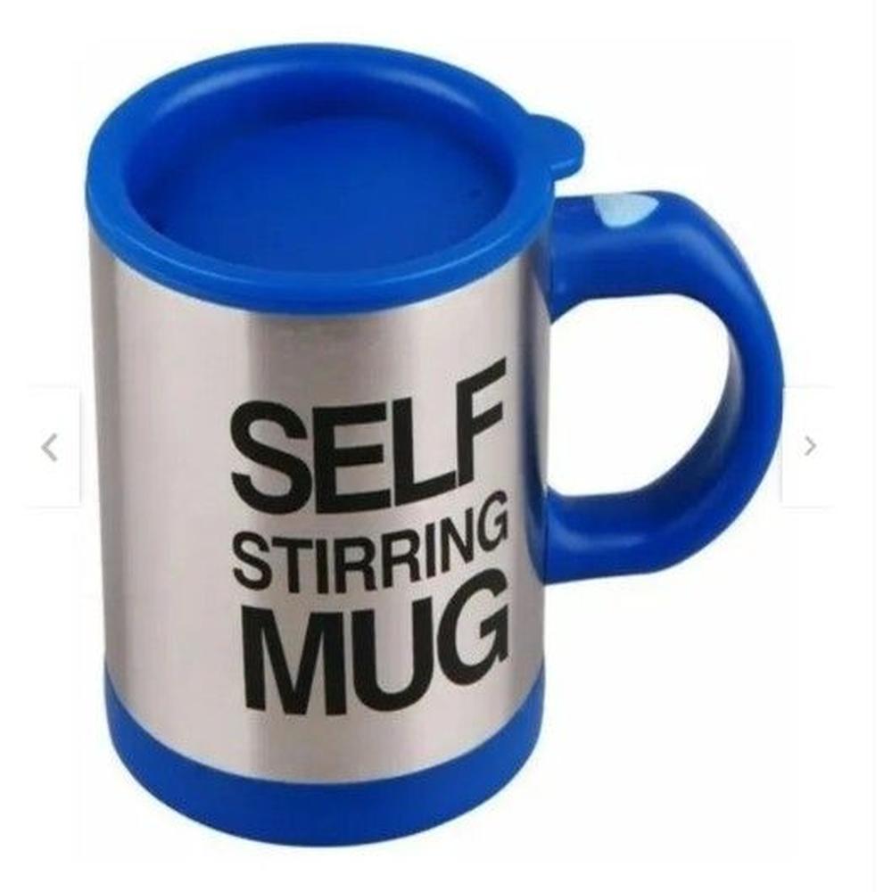 Taza automatica giratoria mezcladora batidora 400ml acero inoxidable