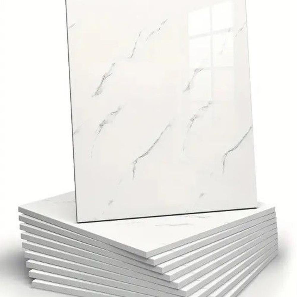 Adhesivo Mármol Revestimiento Pared 60x60 Bianco Pack 10 Uni
