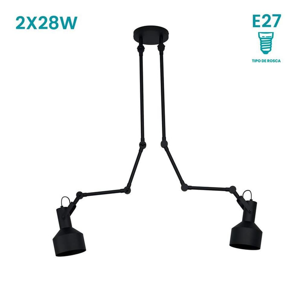 Lámpara De Techo Eglo Takeley 2x