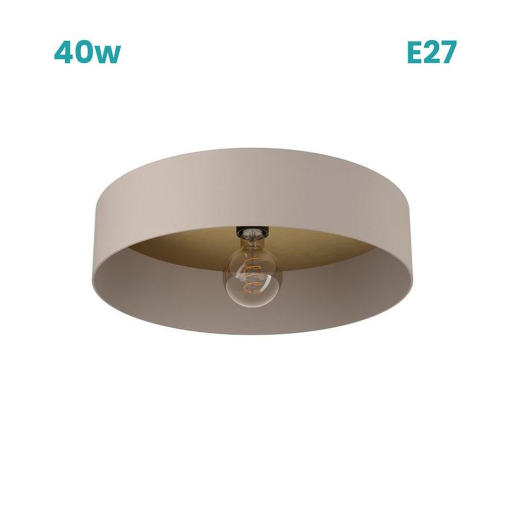 Lamp Techo Duaia 1x40w Gris