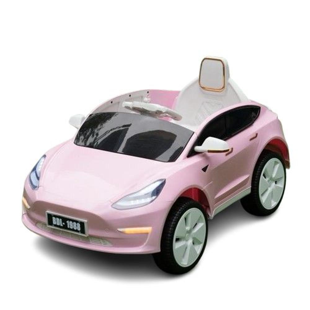 Carro Princess rosado a batería para niñas 12V
