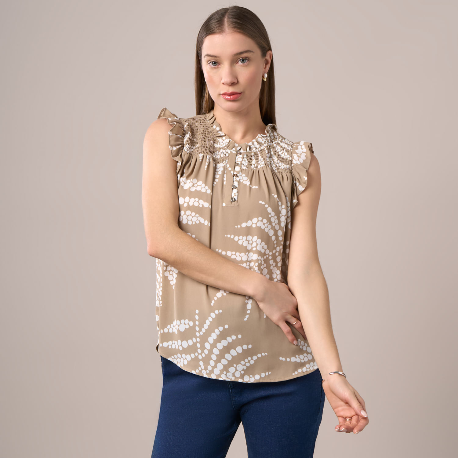 Blusa Mujer Madison Pleated