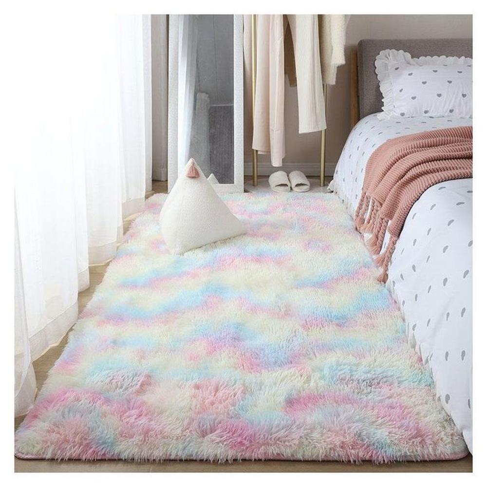 Alfombra  peluche calidad a1 unicornio
