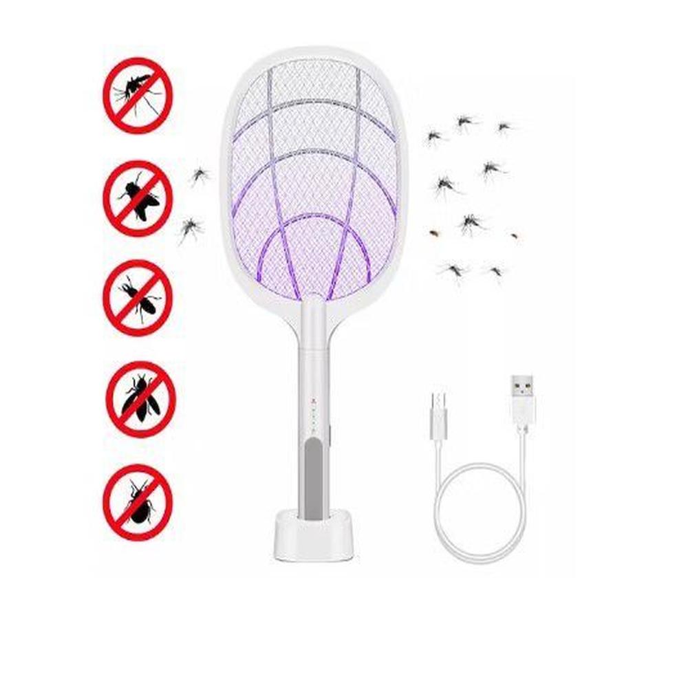 Raqueta electrica efectiva zancudos moscas mosquitos