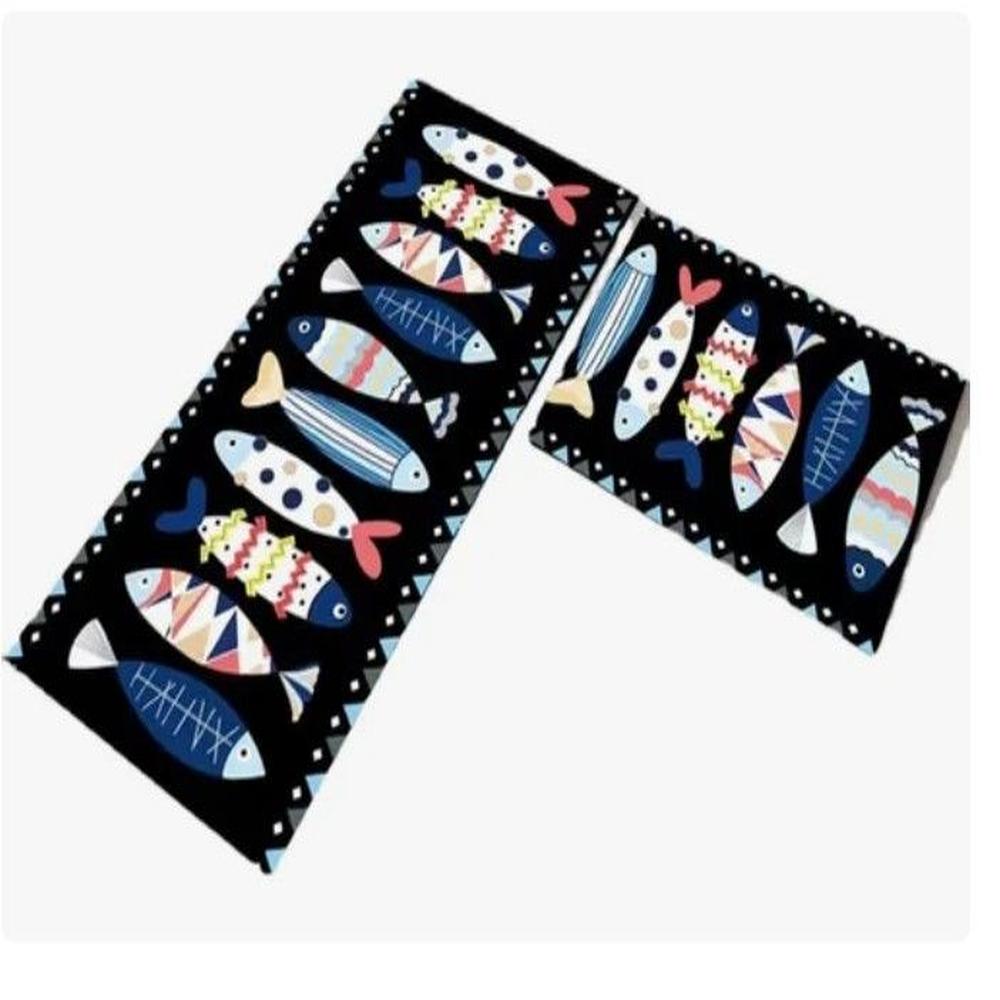 Set De Tapetes Antideslizantes Impermeables De Cocina 2 Pzs.