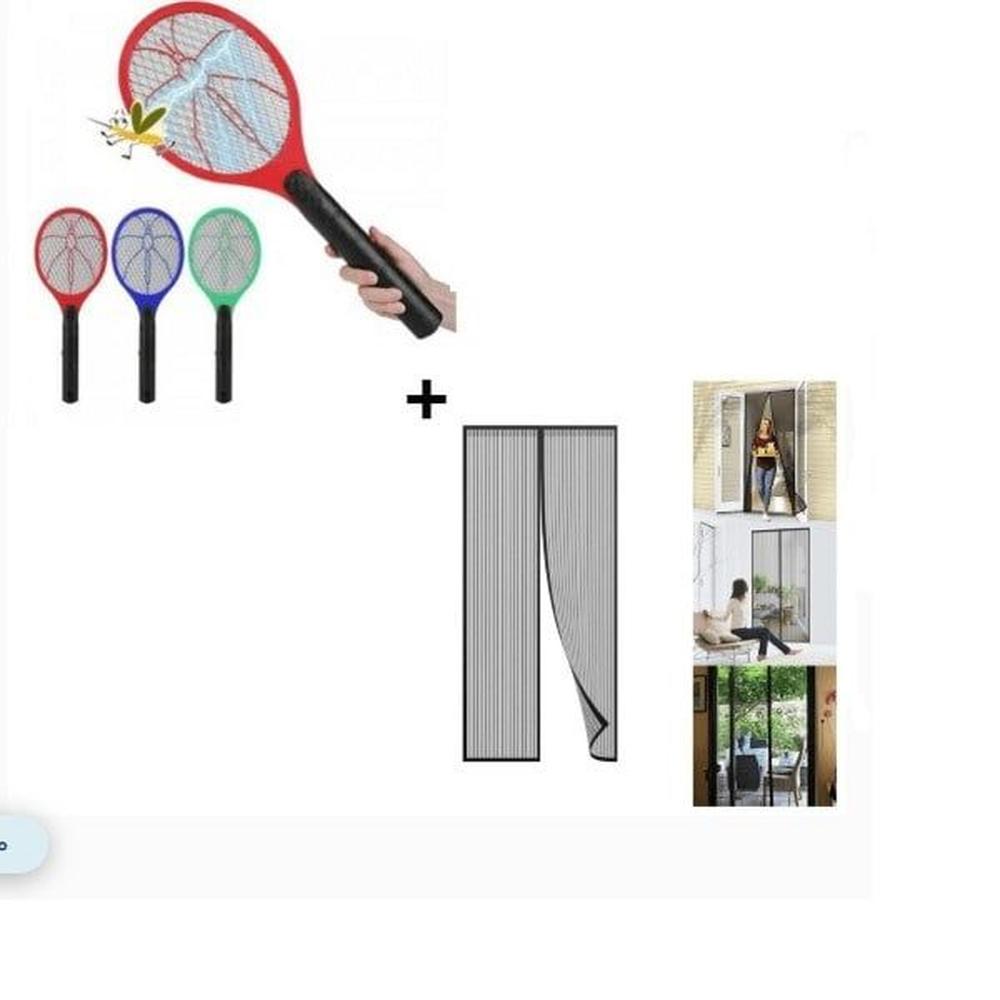 Combo Raqueta Eléctrica MoscaZancudo + regalo