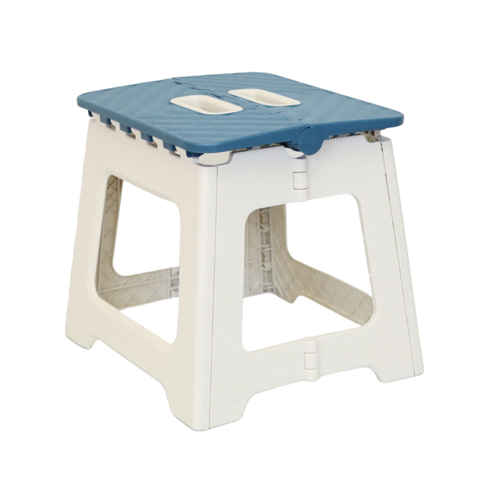 Banco Plegable 23 Cm de Color Azul