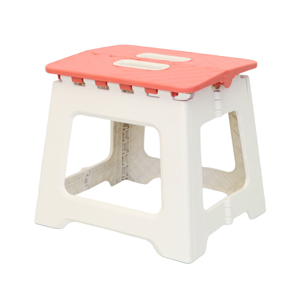 Banco Plegable 23 Cm de Color Rojo