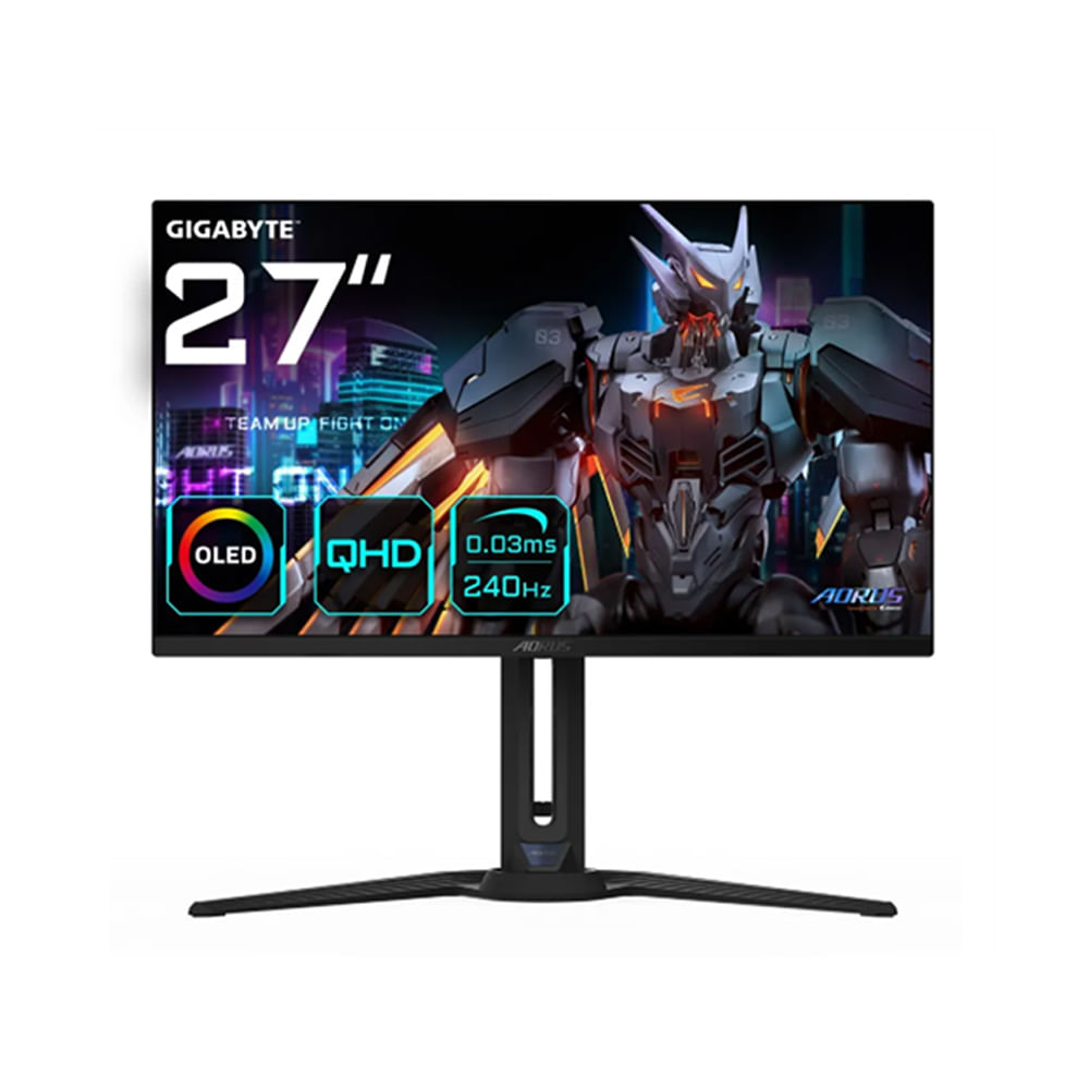 Monitor Gaming Gigabyte AORUS FO27Q2 SA 26.5'' QHD 165Hz - Imágenes Fluídas y Colores Vibrantes