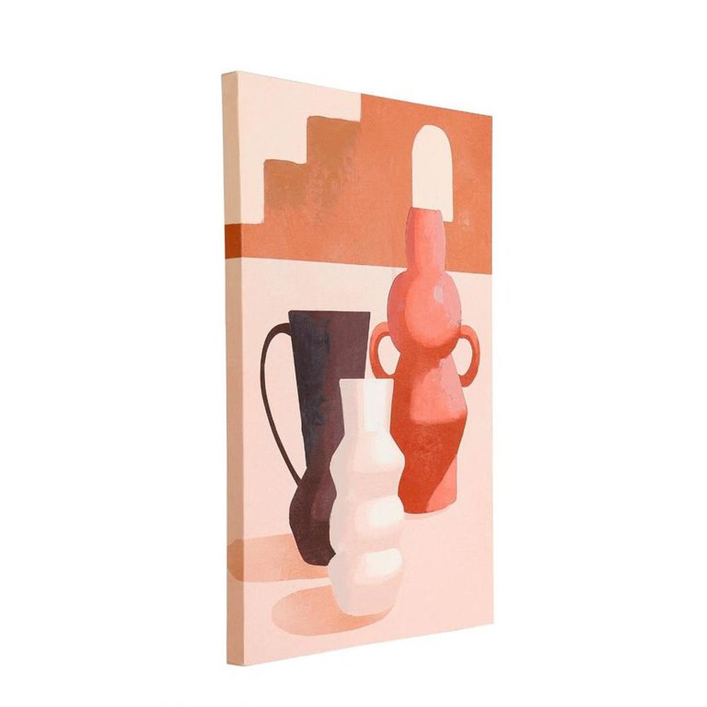 Cuadro Jerantut Terracota Y Beige