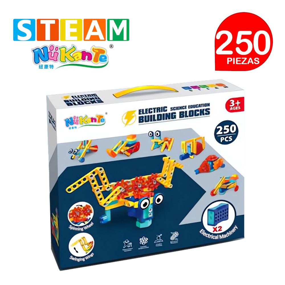 Bloques Didácticos Eléctrico STEAM NUKANTE Caja 250 Piezas