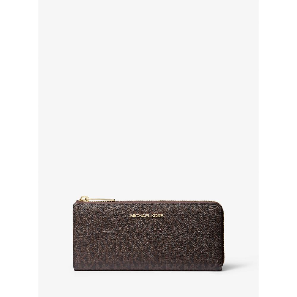 Michael Kors Cartera grande y logotipo de Jet Set Travel | Brown