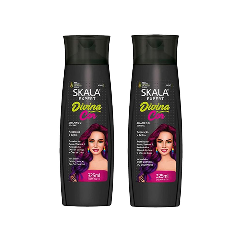 Shampoo Divina Cor X Skala Expert 325Ml 2 Und
