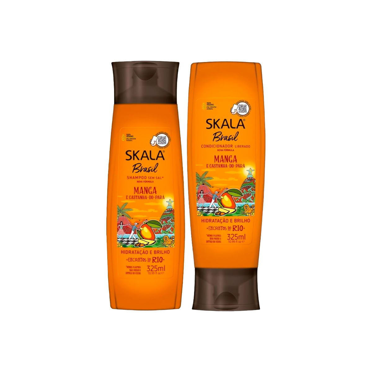 Skala Mango Y Castaña Shampoo 325Ml + Acondicionador 325Ml