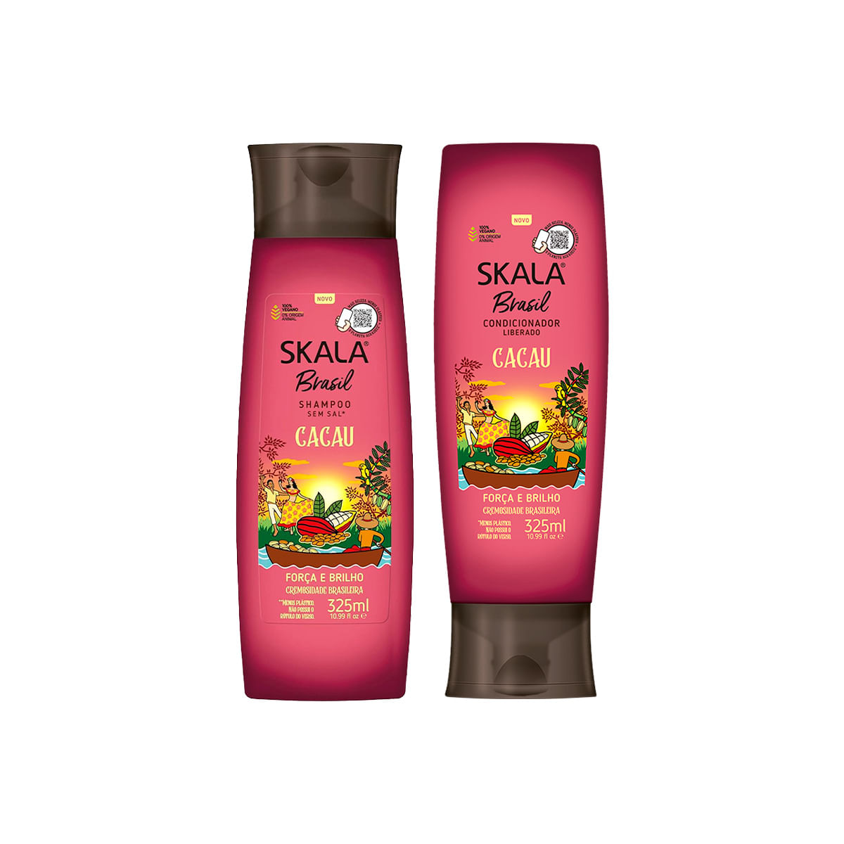Shampoo Cacao 325Ml + Acondicionador 325Ml Skala