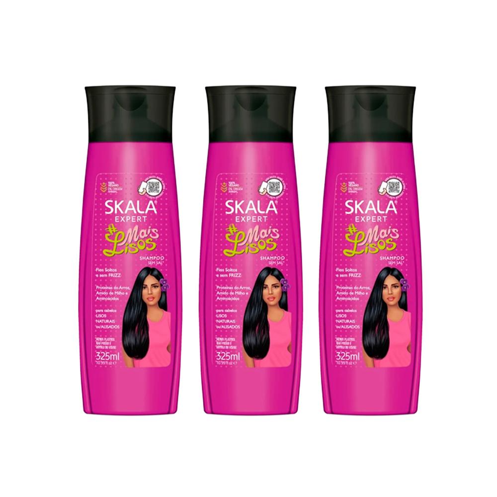 Shampoo Mais Lisos Skala Expert 325Ml 3 Und