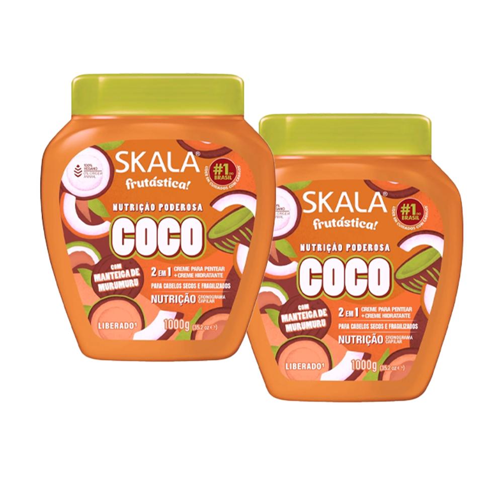 Crema De Tratamiento De Coco 2 En 1 1000G - Skala 2 Unid