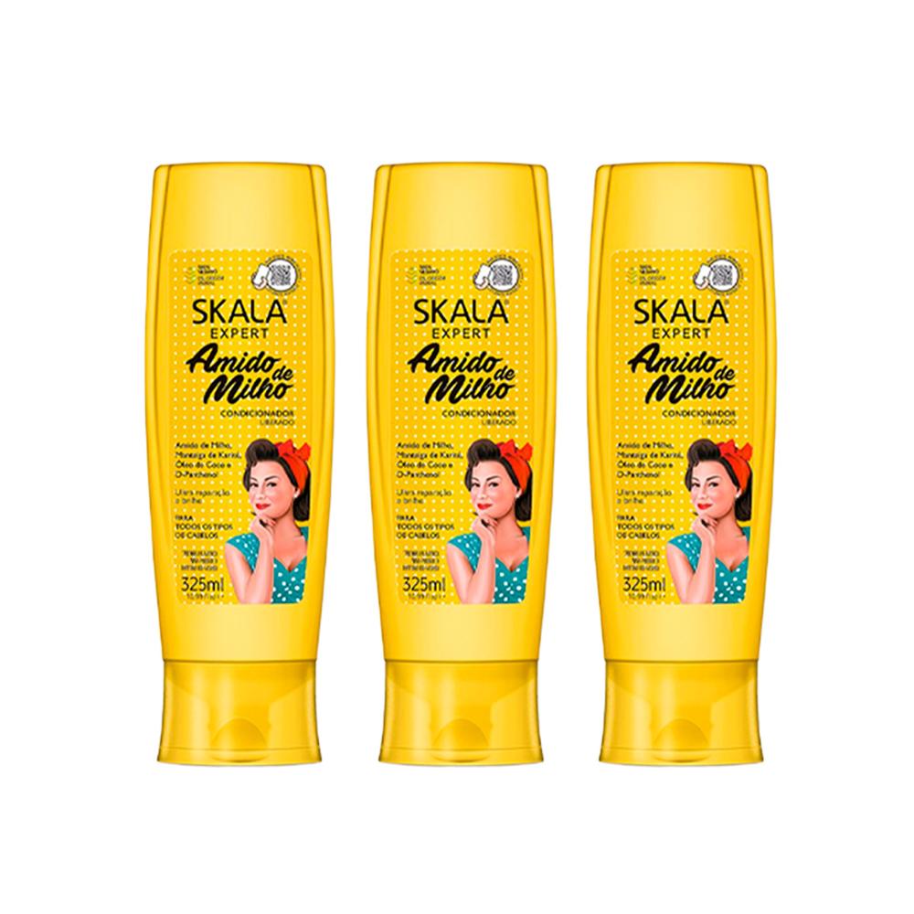 Acondicionador Almidon De Maiz Skala Expert 325Ml 3 Und