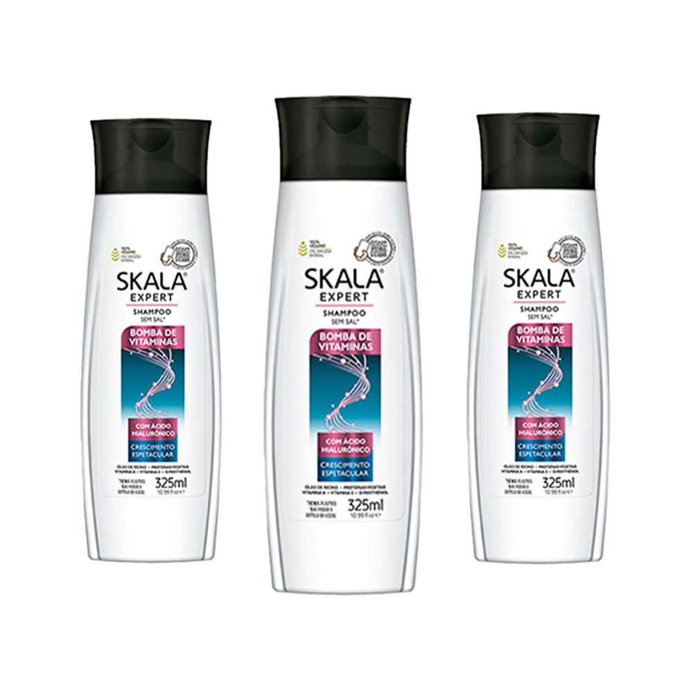 Shampoo Bomba De Vitaminas Skala Expert 325Ml 3 Und