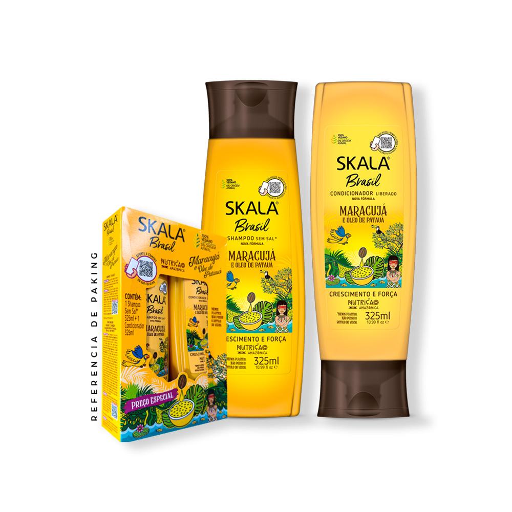 Shampoo + Acondicionador Maracuyá E Óleo De Patauá 325Ml + Regalo