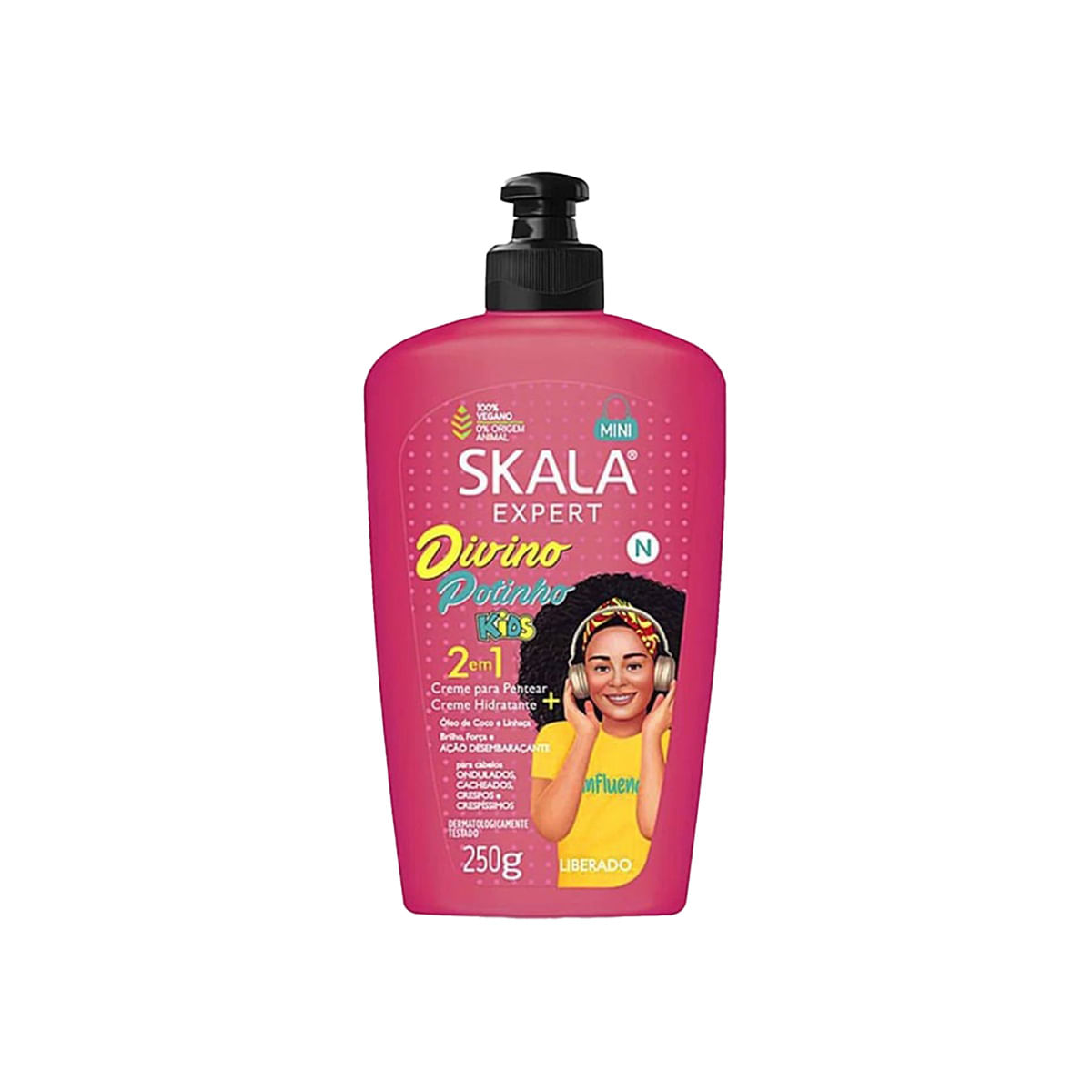 Crema De Peinar Divino Potinho - Skala Para Niños 250Ml