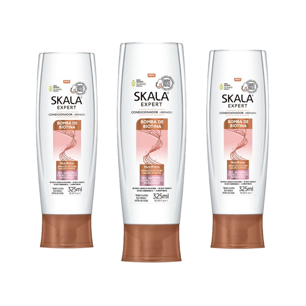 Acondicionador Bomba De Biotina Skala Expert 325Ml 3 Und