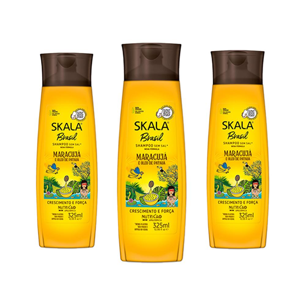 Shampoo Maracuya & Oleo De Pataua Skala Expert 325Ml 3 Und