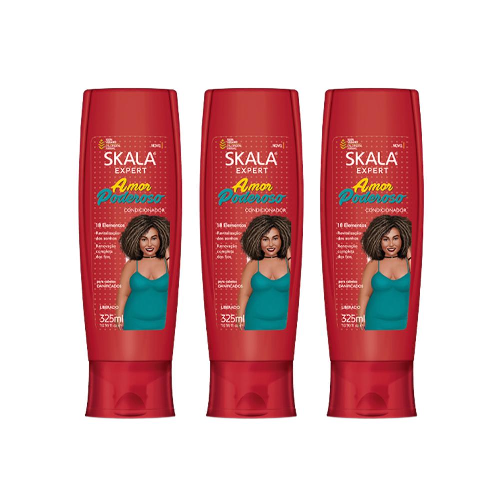 Acondicionador Amor Poderoso Skala Expert 325Ml 3 Und