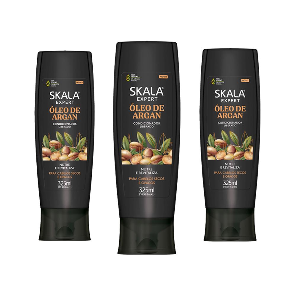 Acondicionador Aceite De Argan Skala Expert 325Ml 3 Und