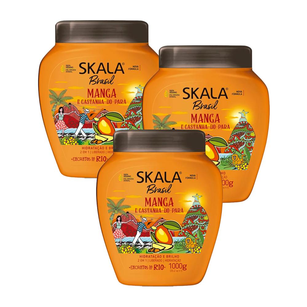 Crema De Tratamiento De Mango Y Nuez 2 En 1 - Skala 3Und