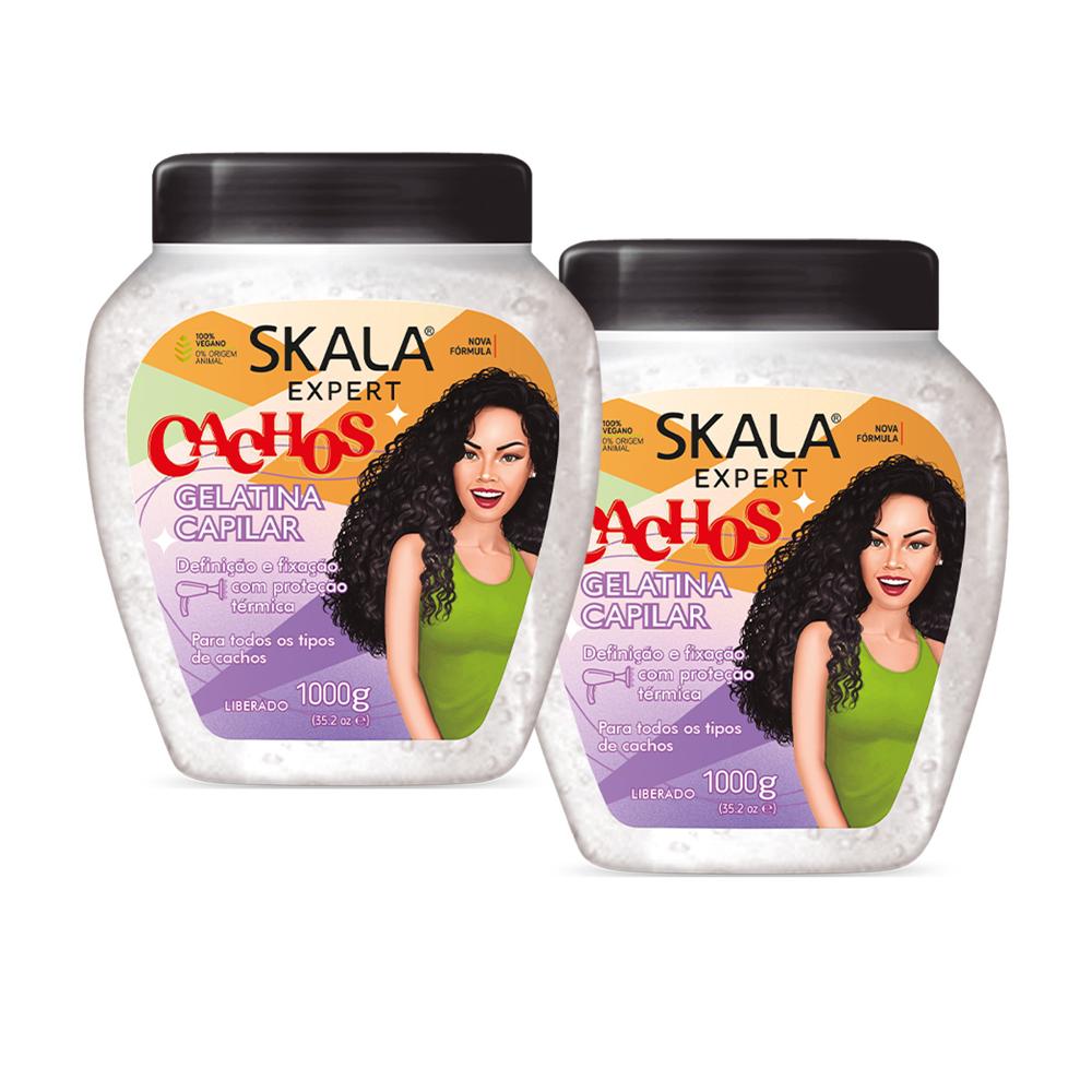 Gelatina Capilar Cachos 1000G - Skala 2 Unid