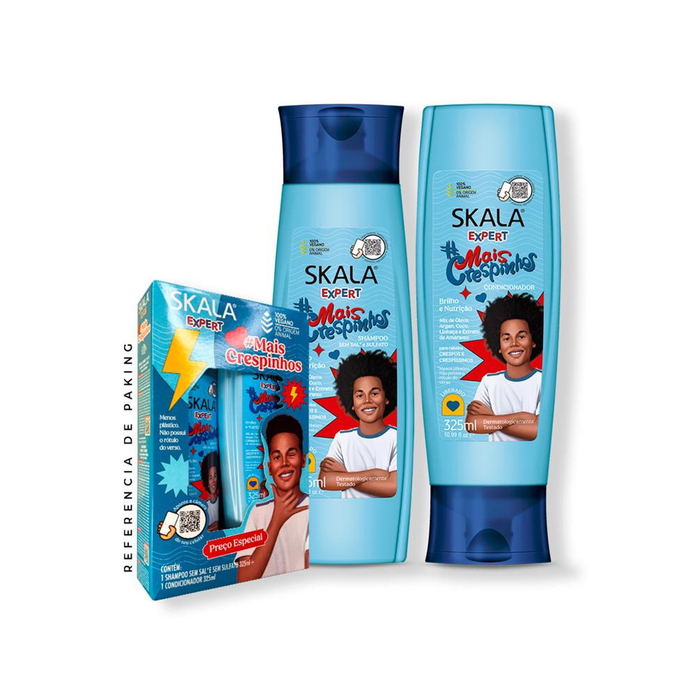 Shampoo + Acondicionador Mais Crespinhos Kids 325Ml + Regalo
