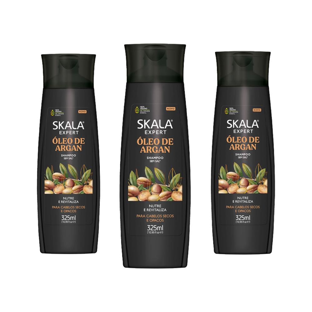 Shampoo Aceite De Argan Skala Expert 325Ml 3 Und
